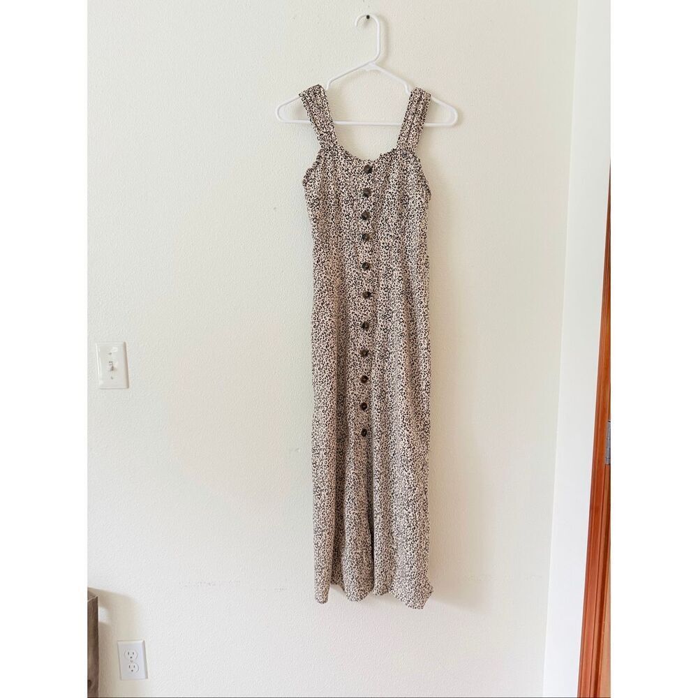 Japna Womens Leopard Print Sleeveless Dress Size Small